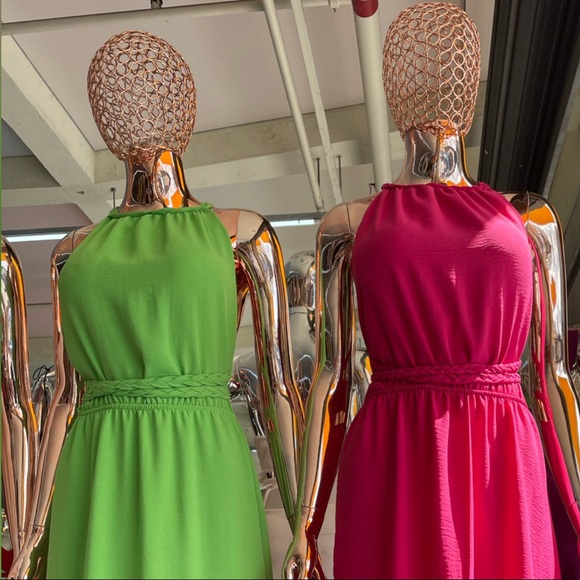 GORGEOUS Braided - PINK Brazilian Maxi Dress - Picture 6 of 8